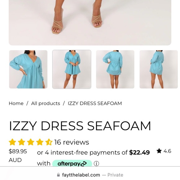 FAYT Izzy Dress Size 14 - Picture 2 of 4